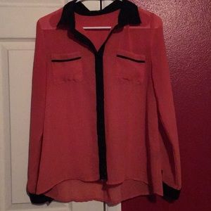 5/$15 Long sleeve sheer top